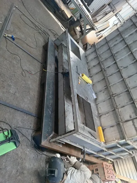 Fabricación de estructura en taller